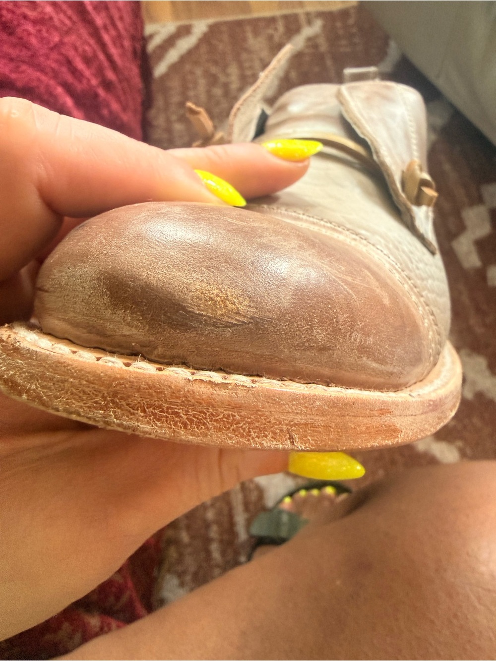 Freebird Brown Leather Flats - Mabel - Picture 14 of 17